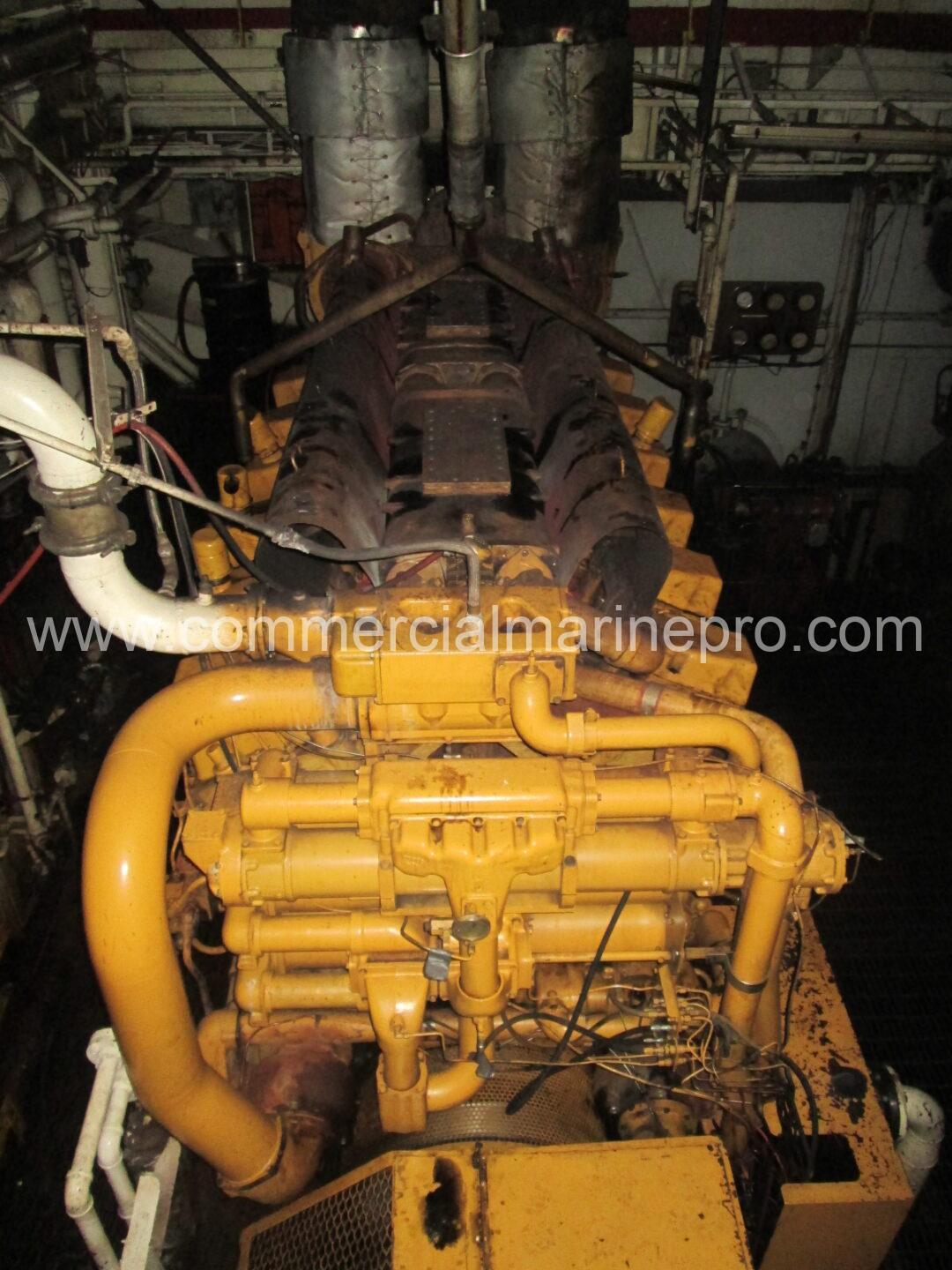 Pair CAT 3612 Marine Engines