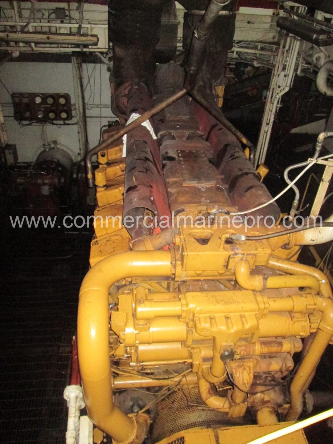 Pair CAT 3612 Marine Engines