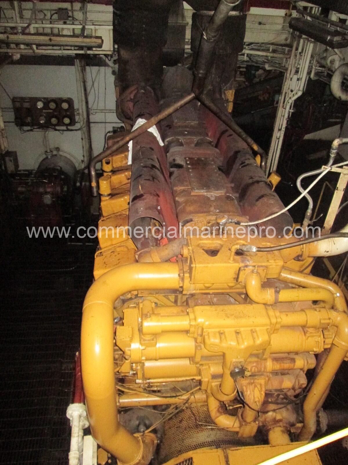 Pair CAT 3612 Marine Engines