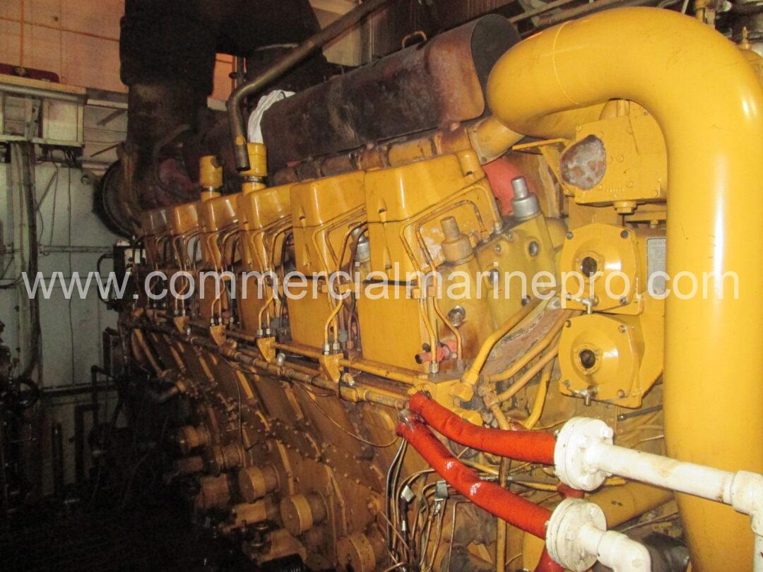 Pair CAT 3612 Marine Engines