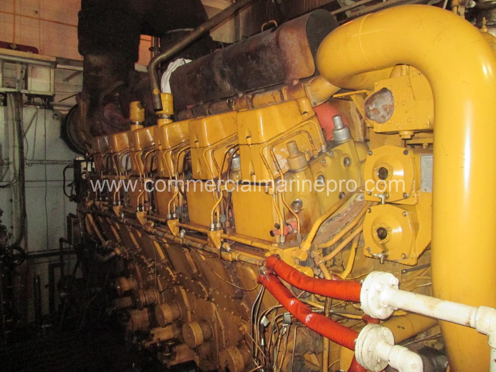 Pair CAT 3612 Marine Engines