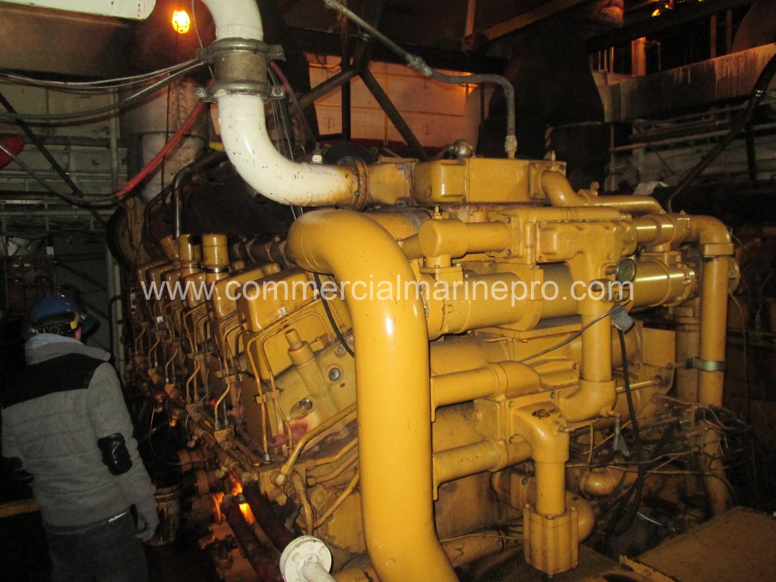 Pair CAT 3612 Marine Engines