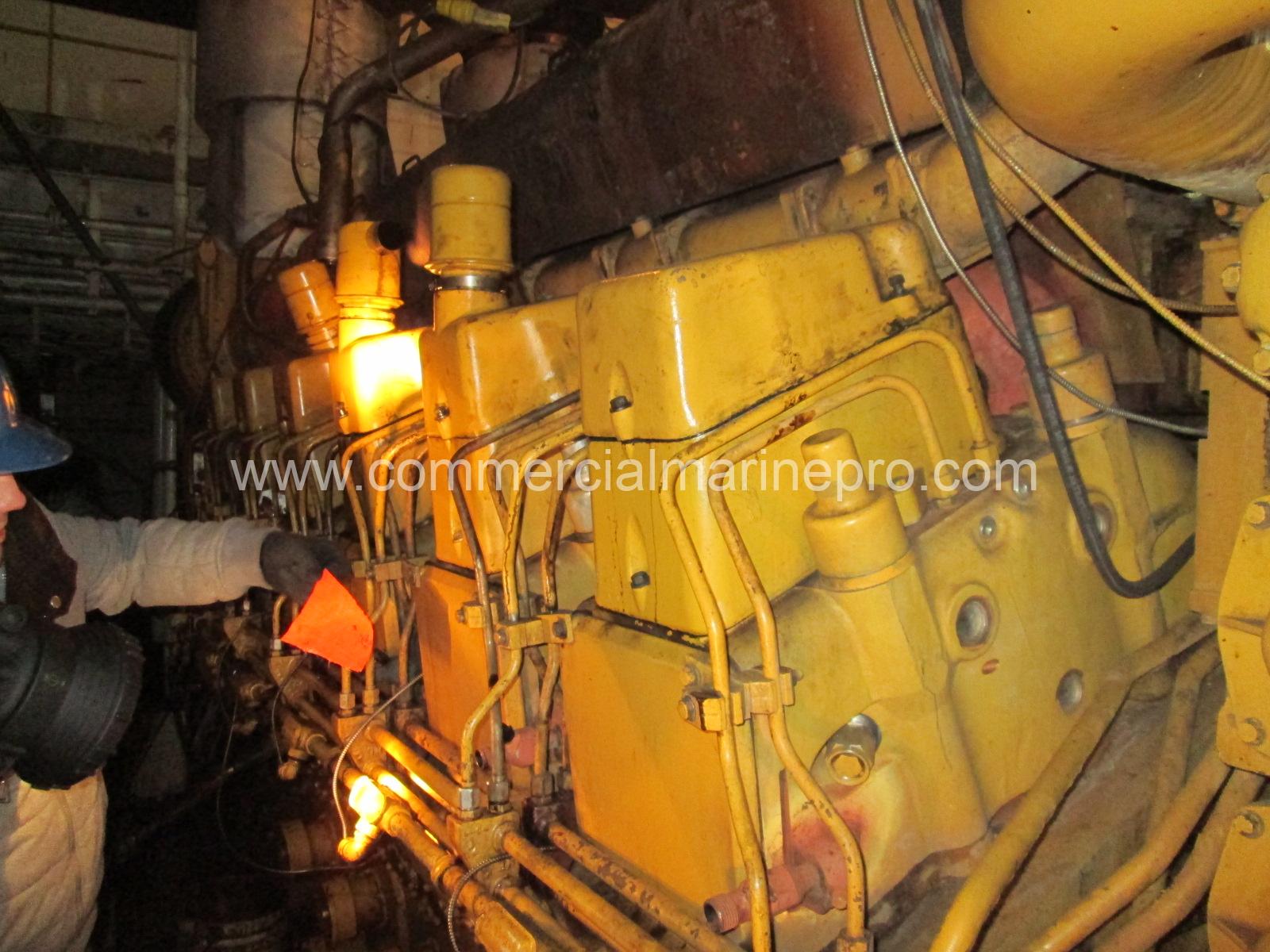 Pair CAT 3612 Marine Engines