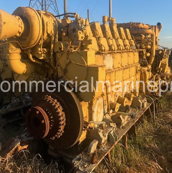 Pair CAT 3606 Marine Engines - Low Hours