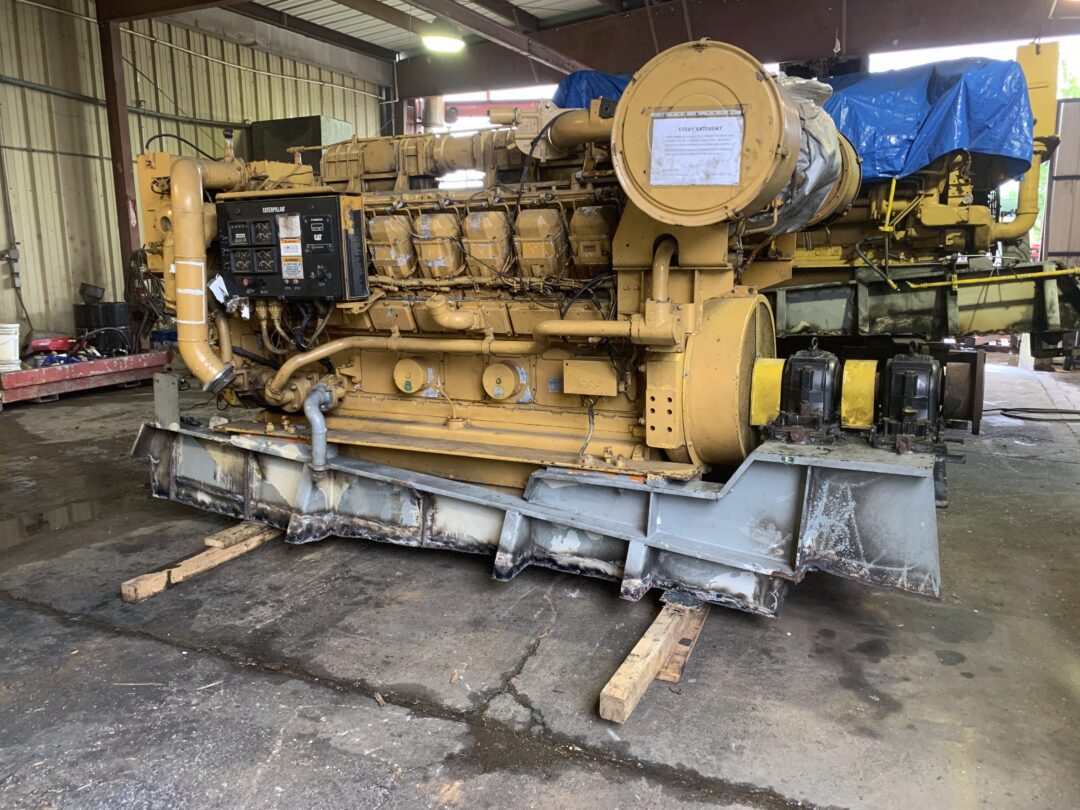 Pair of CAT 3516B Marine Engines w 1771KW at 1600RPM