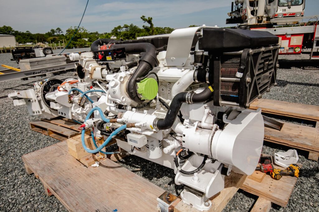 Pair CAT C18 ACERT Marine Engines - 1150 HP | Commercial Marine Pro