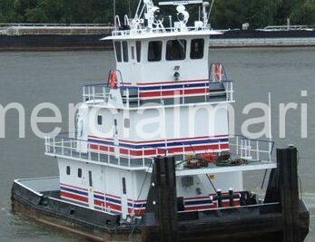 1250HP Push Boat Twin Screw