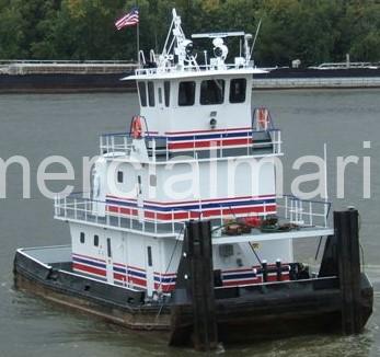 1250HP Push Boat Twin Screw