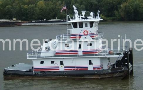 1250HP Push Boat Twin Screw