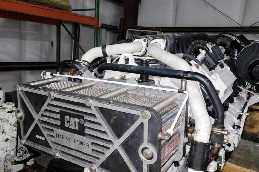 Pair CAT C32 Marine Engines Lower hour RTOs Year 2008 Commercial