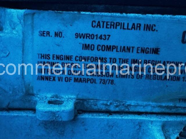 Pair of Rebuilt CAT 3406E Marine Propulsion Engines 800HP