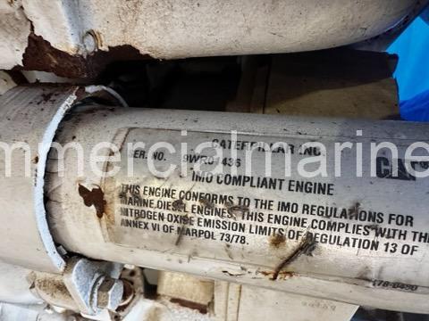 Pair of Rebuilt CAT 3406E Marine Propulsion Engines 800HP