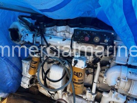 Pair of Rebuilt CAT 3406E Marine Propulsion Engines 800HP