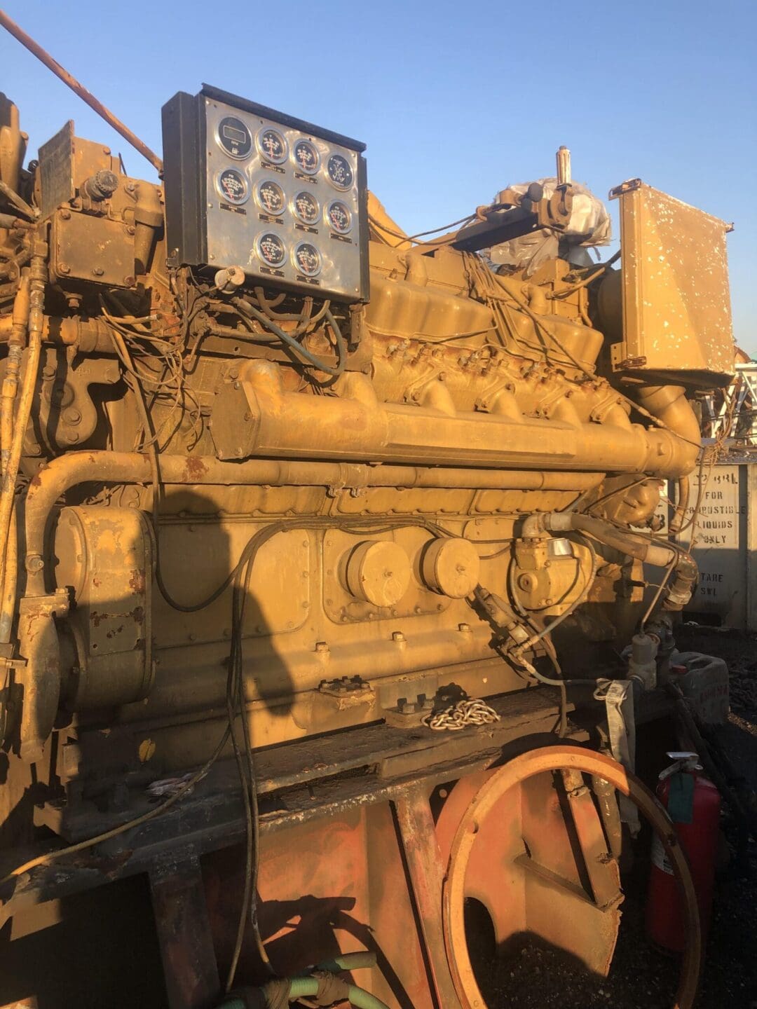 Pair CAT D398 Marine Engines - RTO - Low Hours from Rebuild