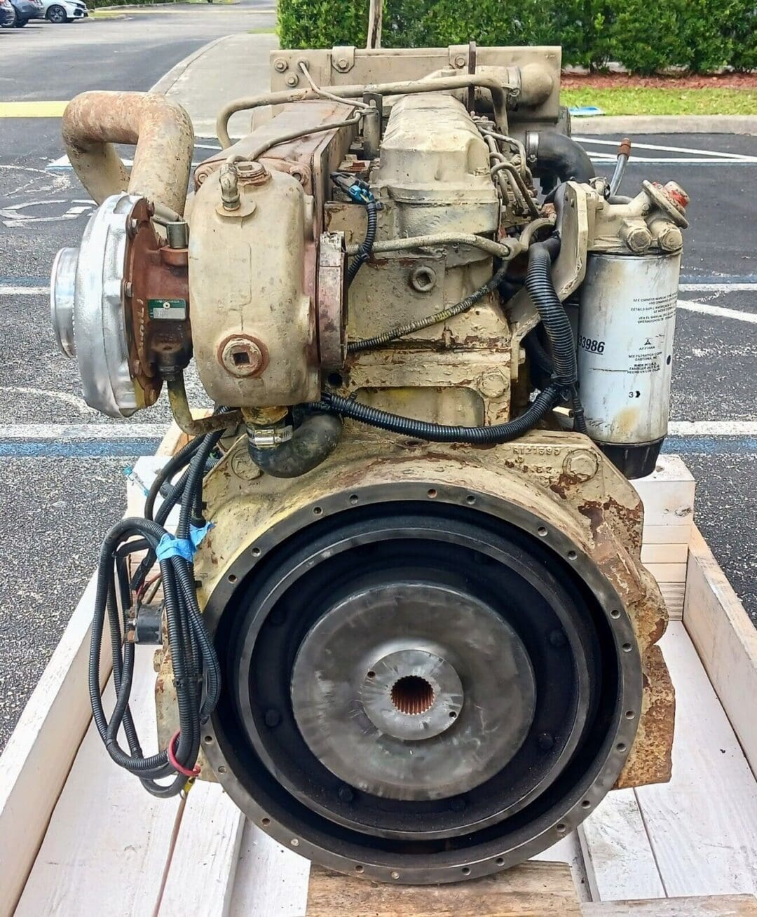 Single John Deere 6081 AFM Marine Propulsion Engine