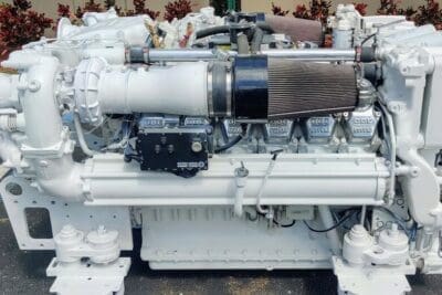 Single or Pair MTU 12V2000 Marine Propulsion DDEC Engines