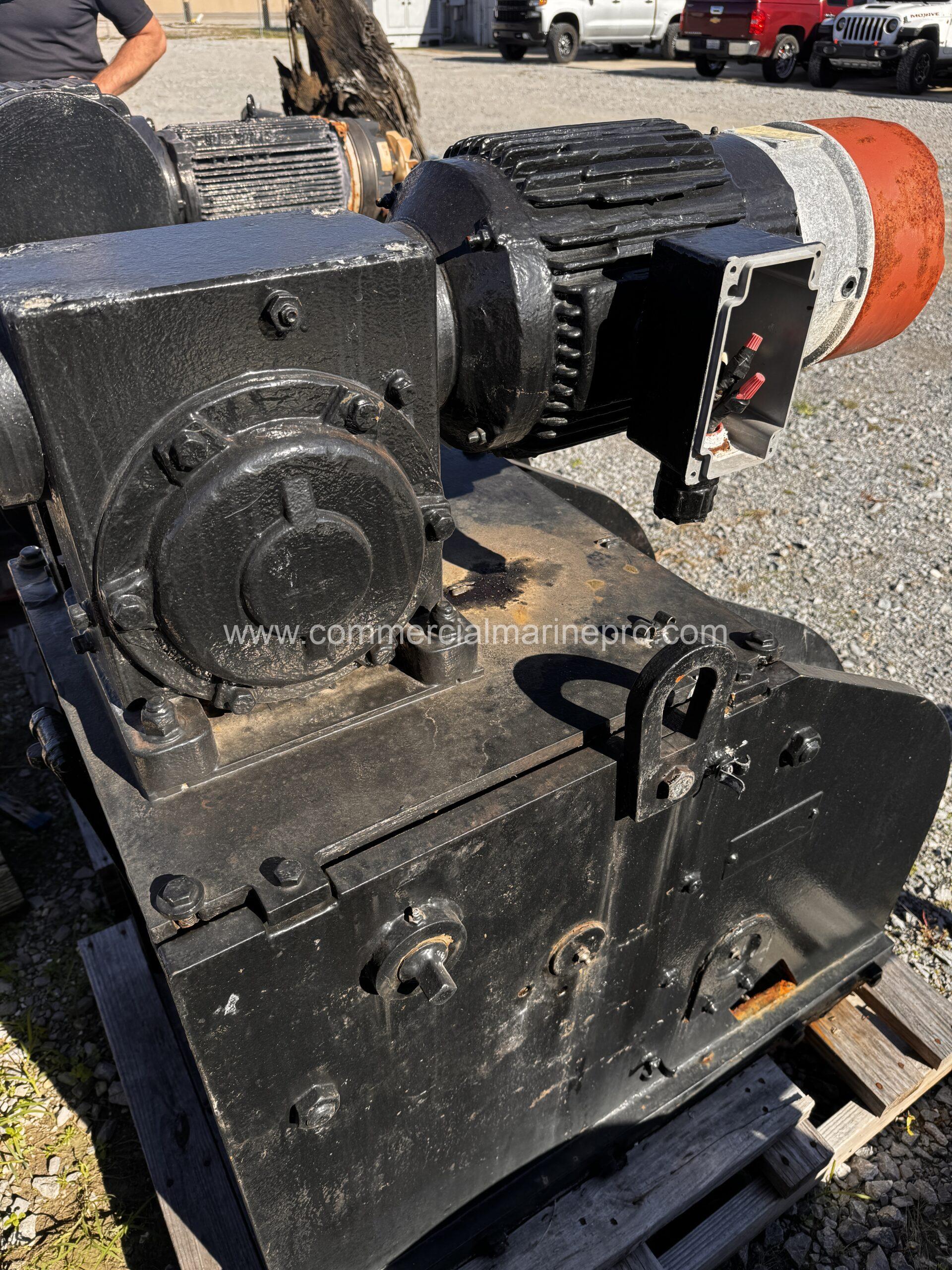 Pair of 65Ton Patterson Electric Deck Winches | Commercial Marine Pro