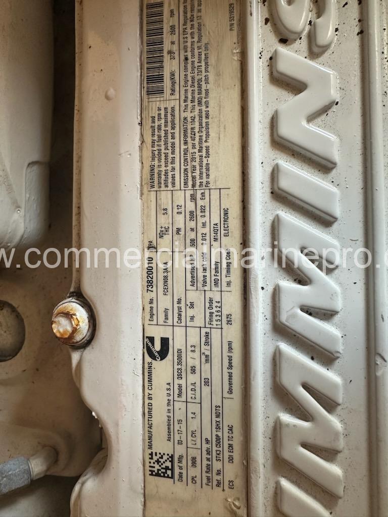 Single or Pair Cummins QSC 8.3 Marine Propulsion Engines - Image 17