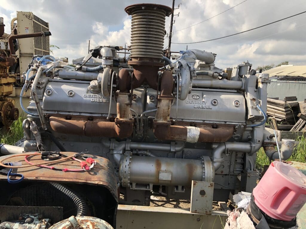 Single Detroit Diesel 16V149 TI – Commercial Marine Pro