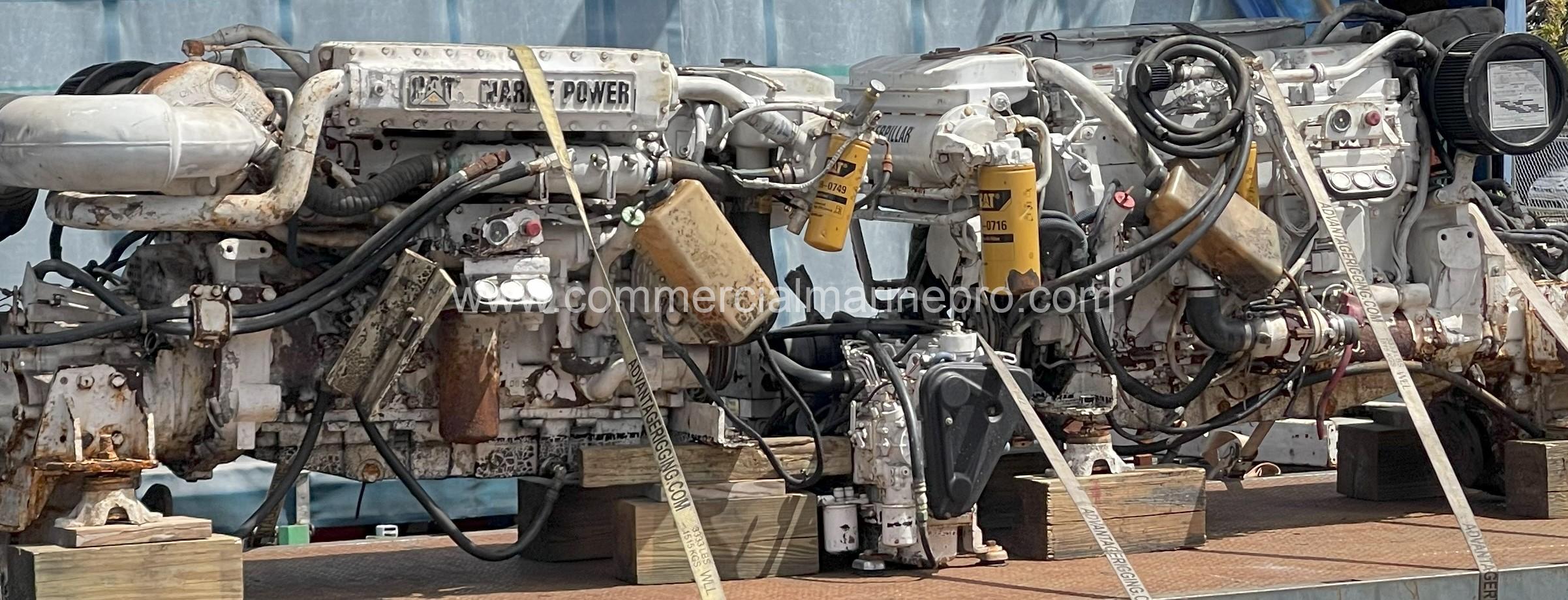 Single or Pair CAT 3196 Marine Engines