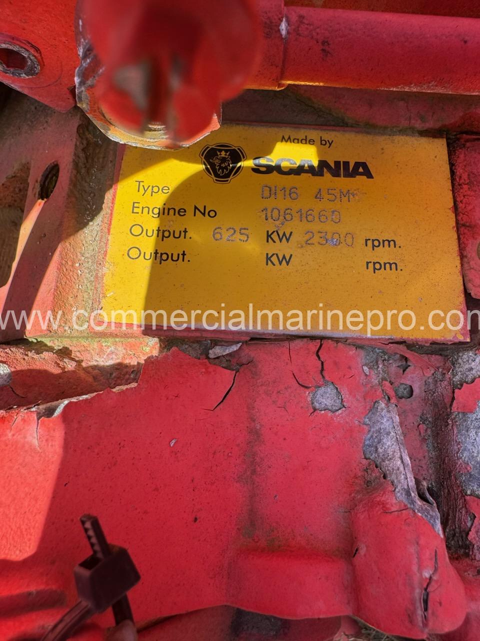 Pair Scania DI16 45M Marine Propulsion Engines - Image 6