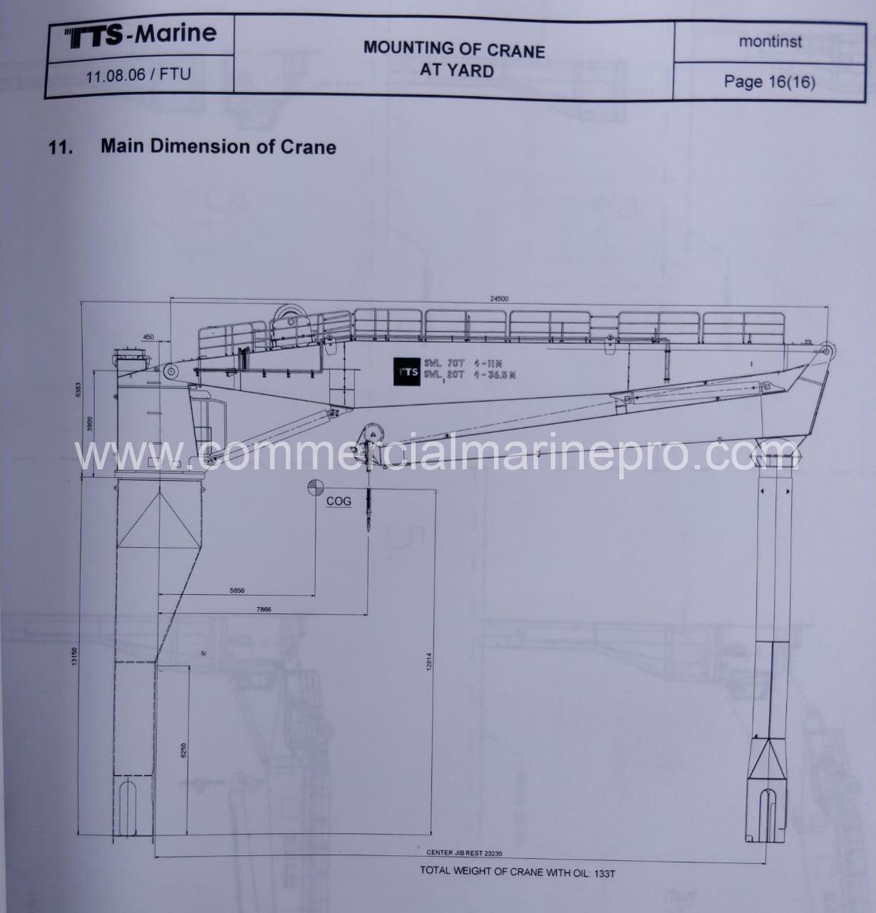 TTS Crane - 70 T - CCLKO_2000-70-36,5