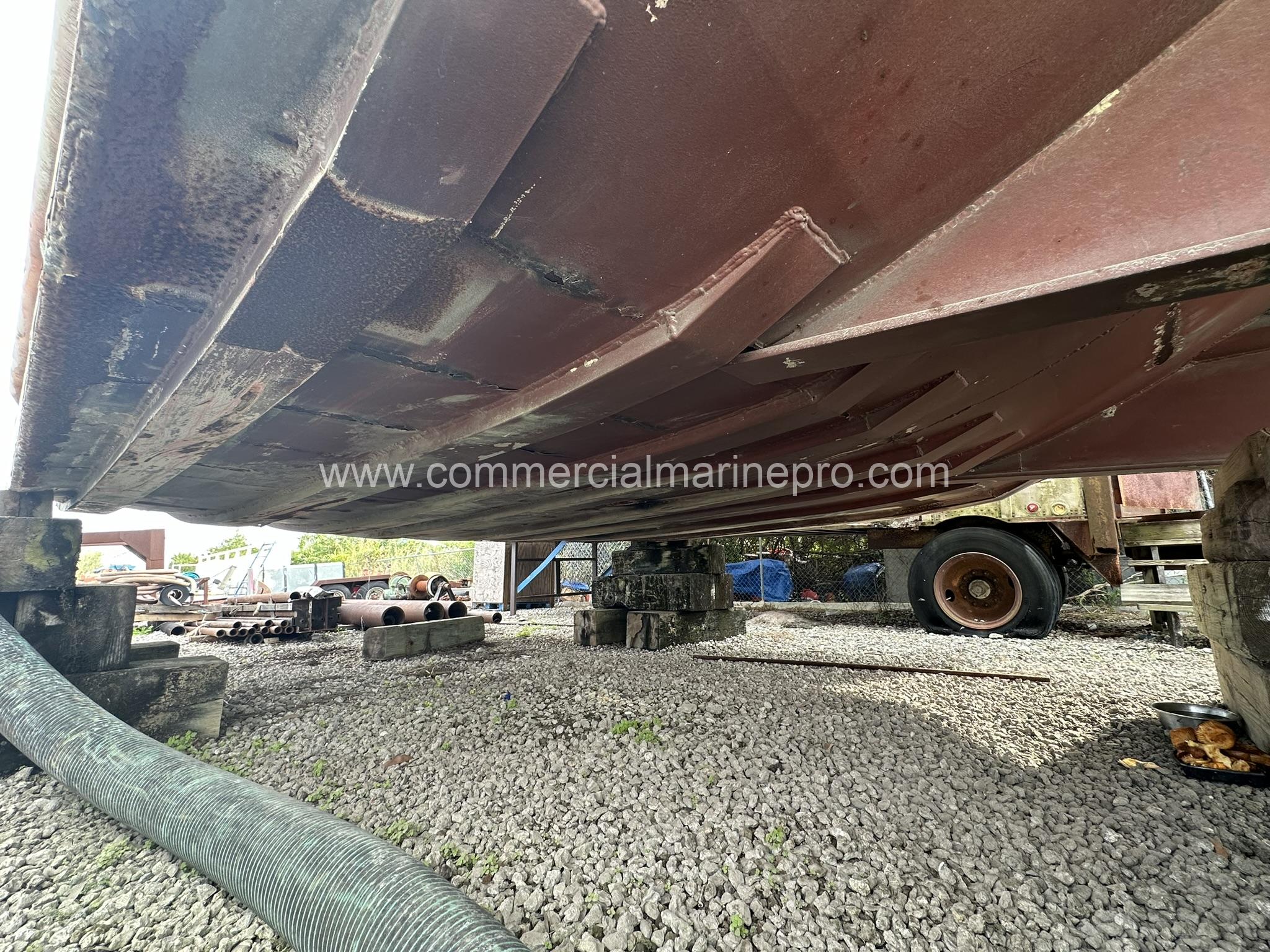 37' Steel Push Boat Hull - Image 5