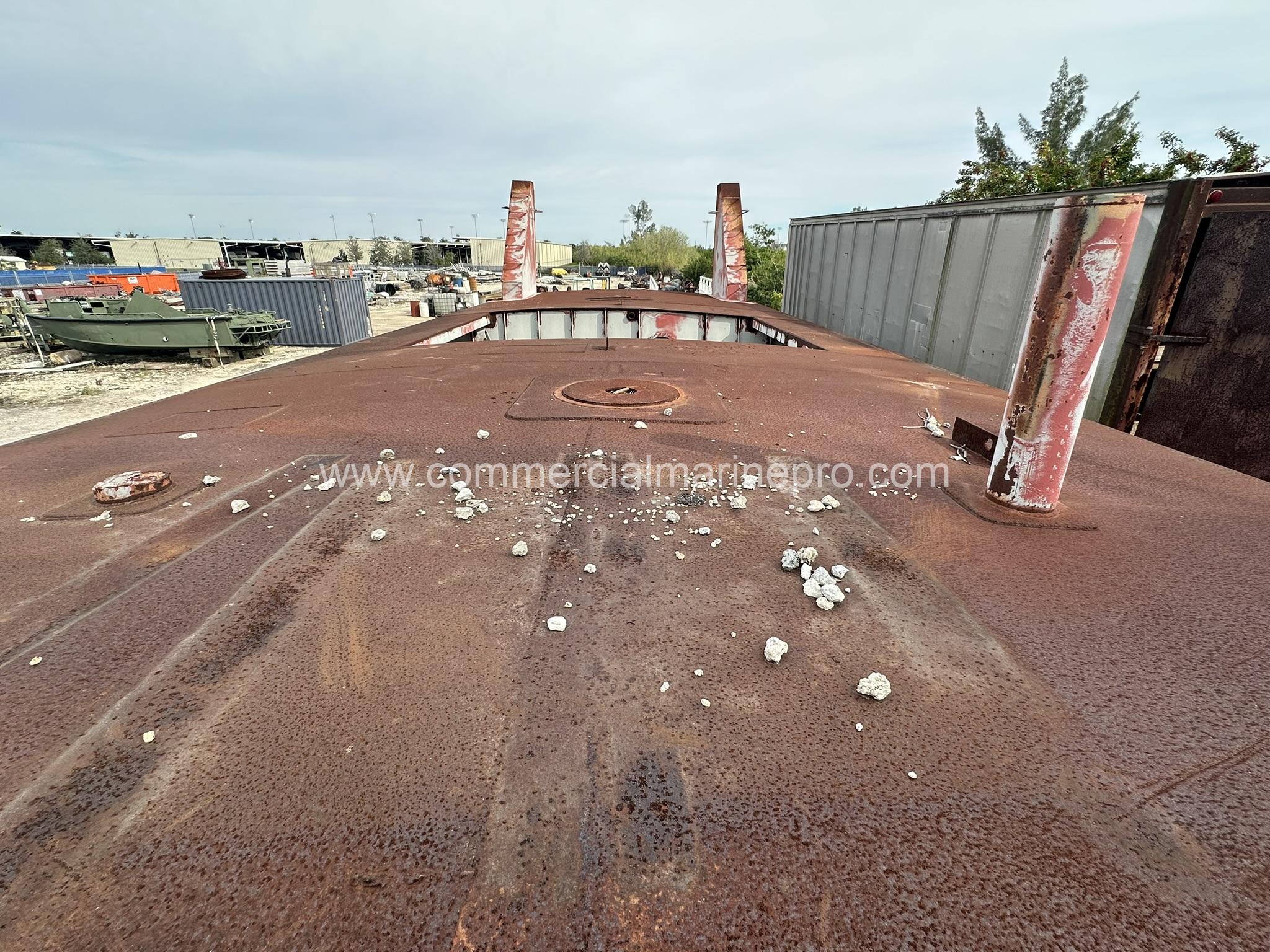 37' Steel Push Boat Hull - Image 7