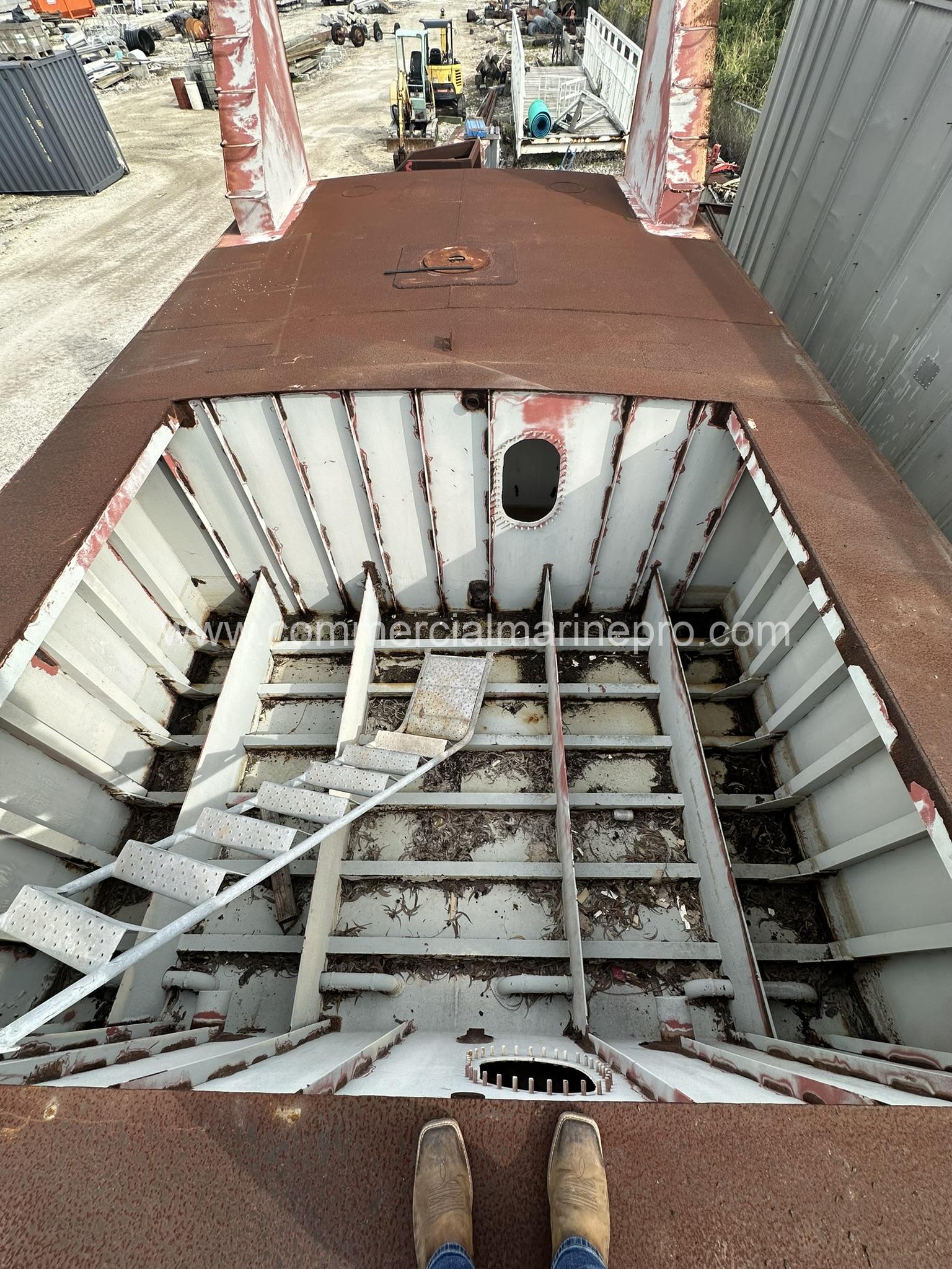 37' Steel Push Boat Hull - Image 8