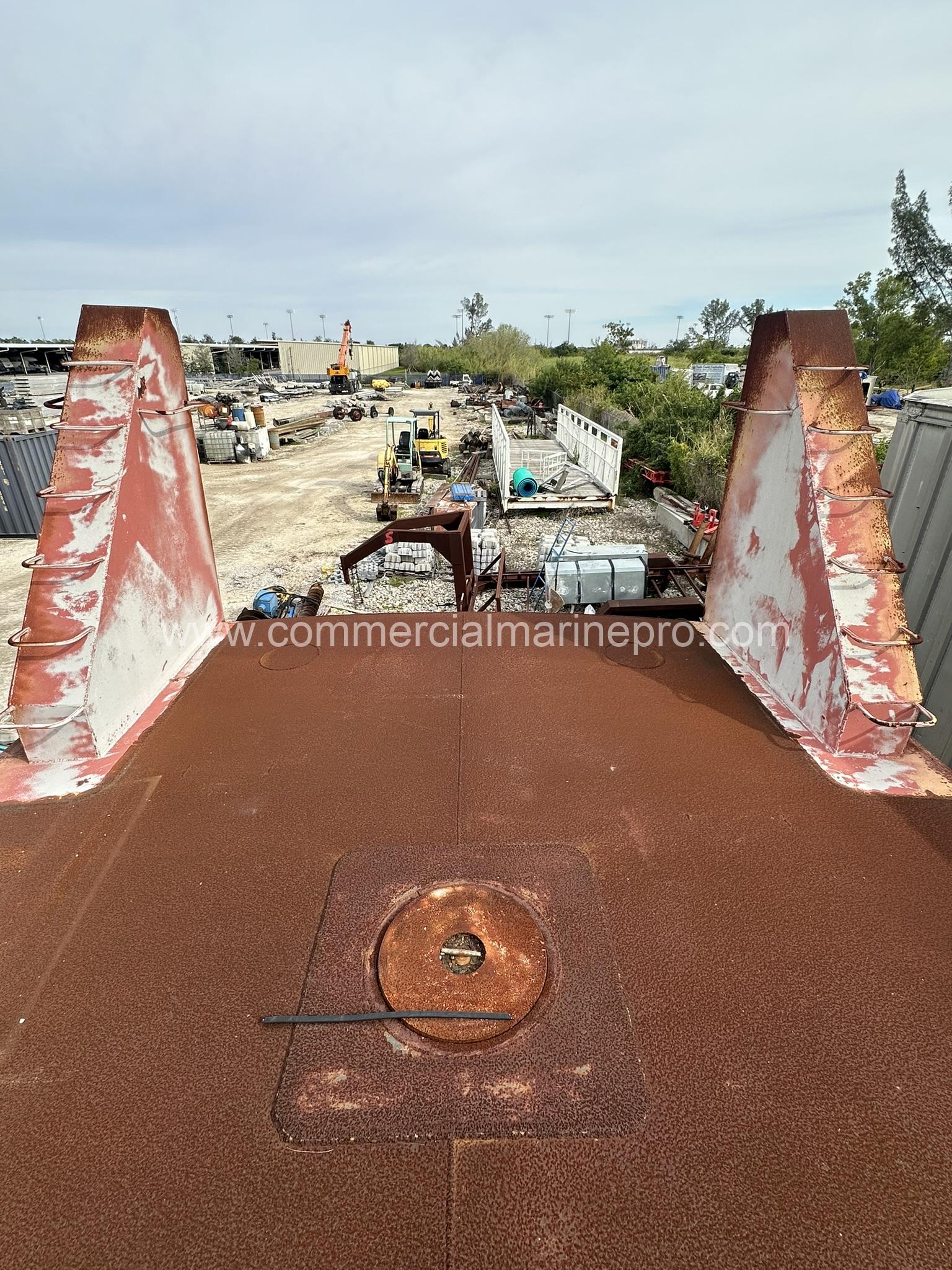 37' Steel Push Boat Hull - Image 10