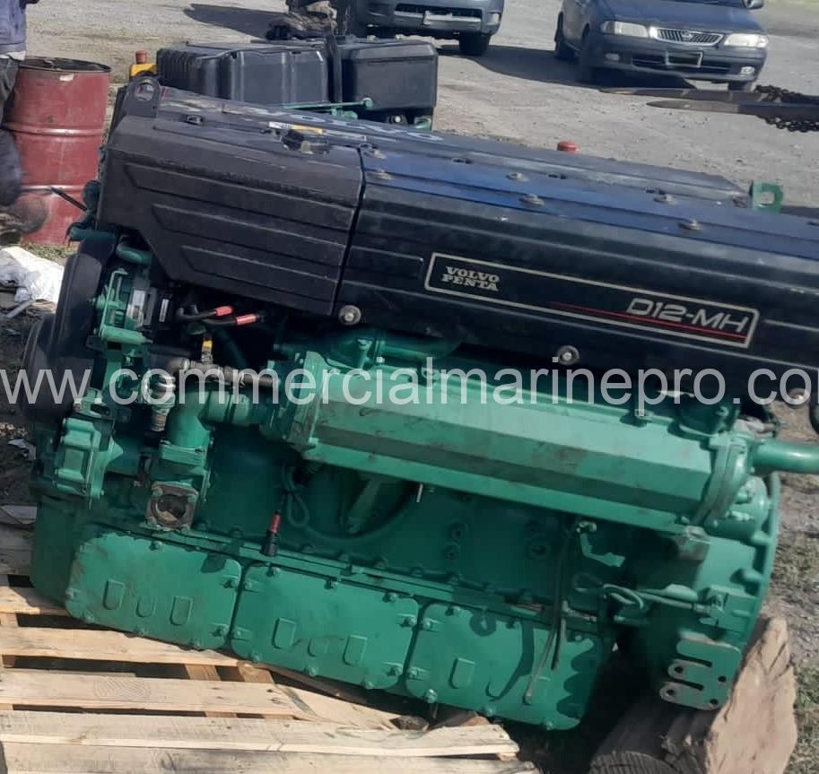 Pair Volvo D12 Marine Engines - 552hp - Heavy Duty Rated