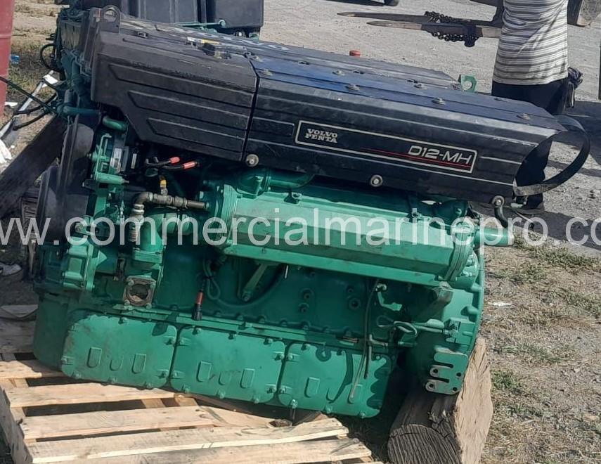 Pair Volvo D12 Marine Engines - 552hp - Heavy Duty Rated