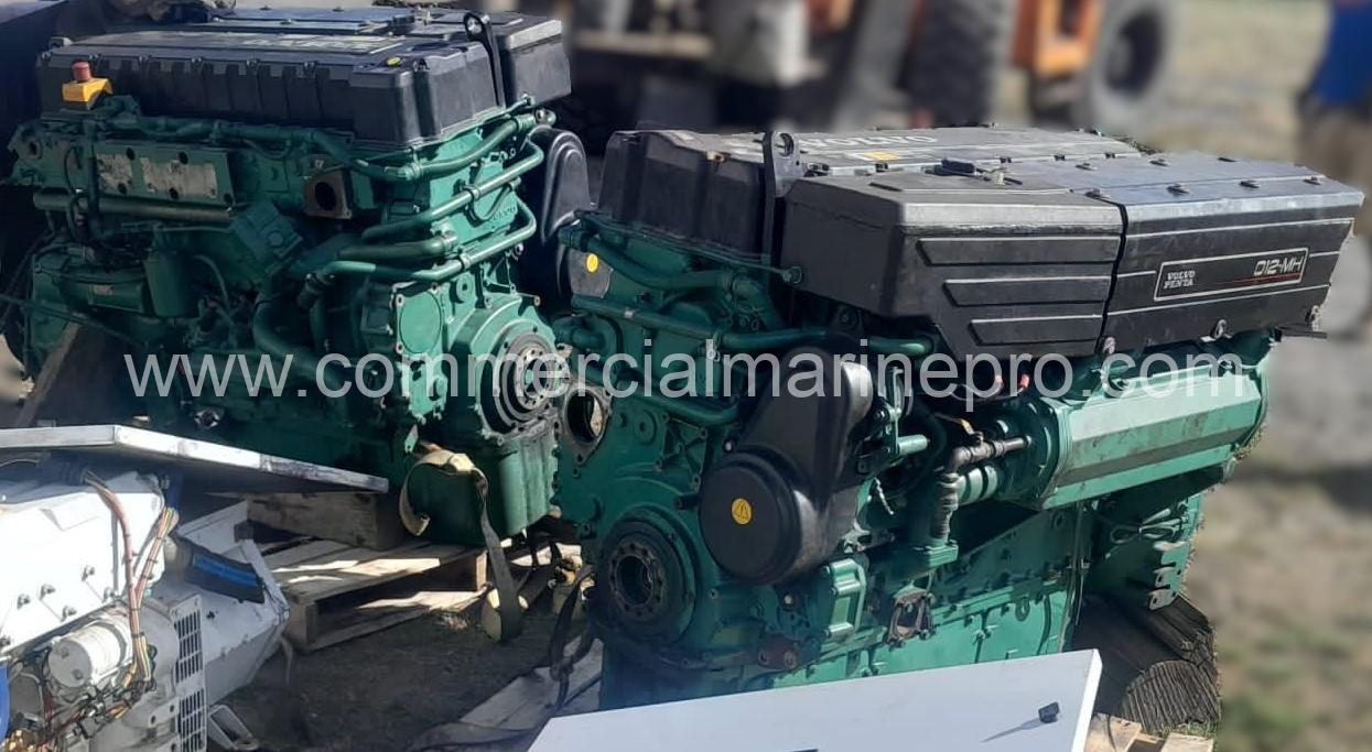 Pair Volvo D12 Marine Engines - 552hp - Heavy Duty Rated - Image 12