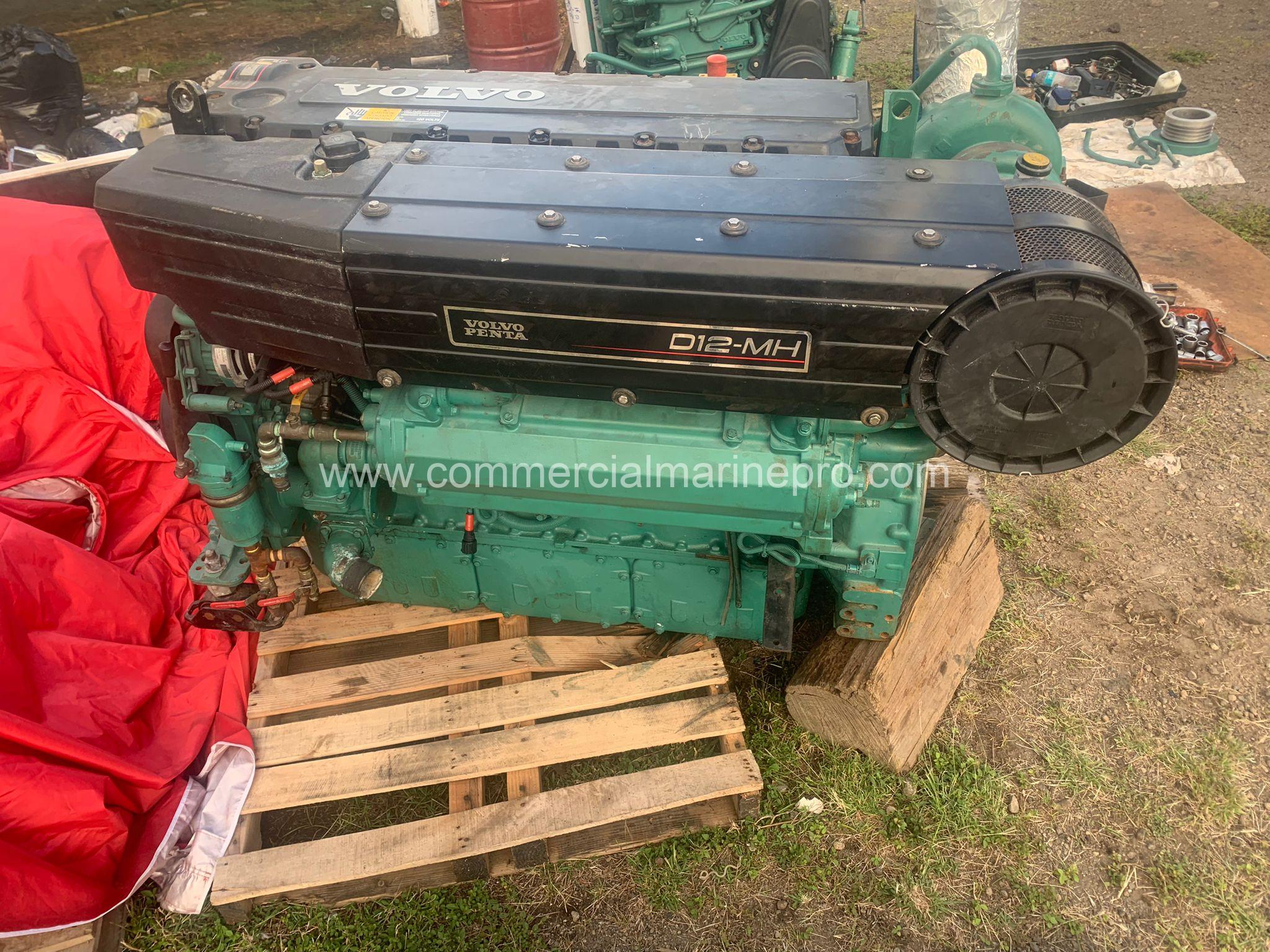 Pair Volvo D12 Marine Engines - 552hp - Heavy Duty Rated - Image 2