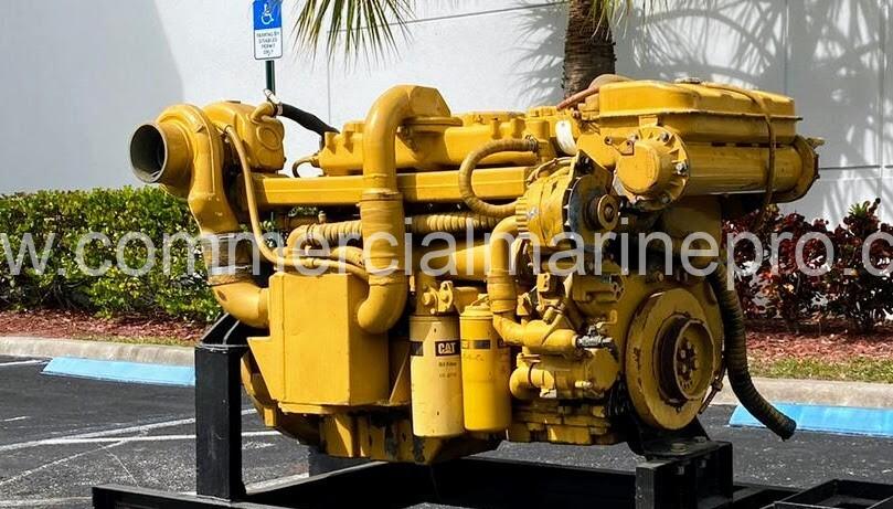 Single Caterpillar CAT 3176B Marine Propulsion Engine – Commercial ...