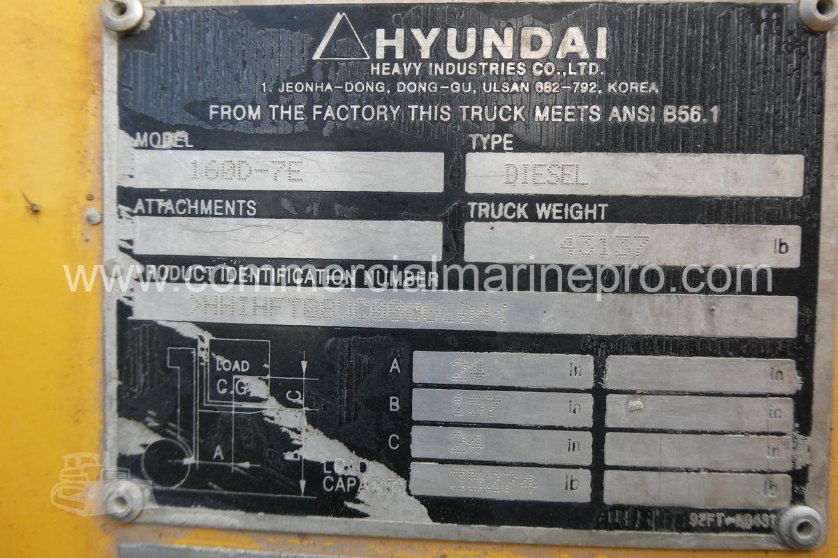 2012 Hyundai 160D-7E - Image 3