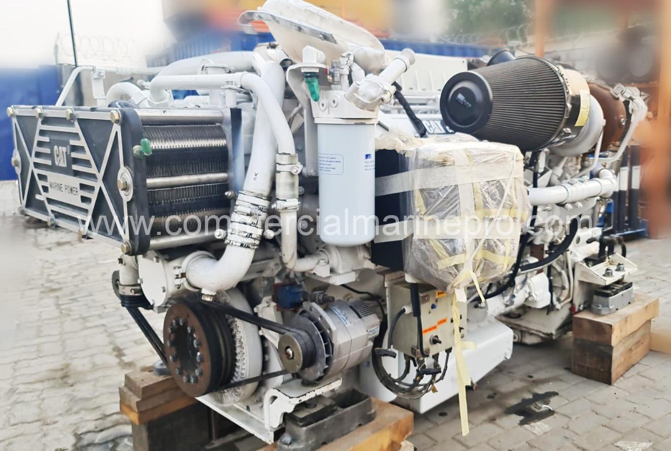 Caterpillar C32 Marine Engine with ZF 3050 Gearbox - Excellent Condition - Four Available - Image 13