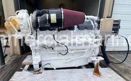 Pair CAT C32 Marine Propulsion Engines Rebuilt RXB