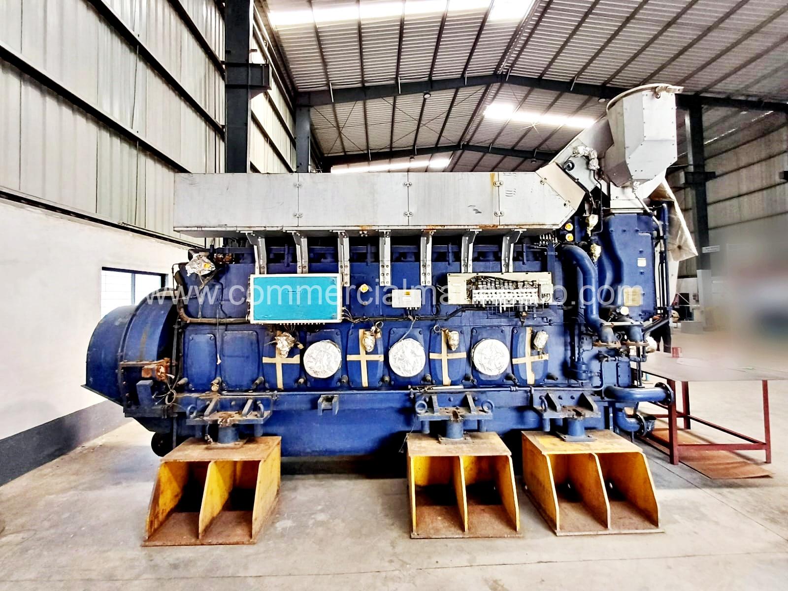 2008 Hyundai Himsen 8H 25/33 P Marine Propulsion Engine - Zero Hours