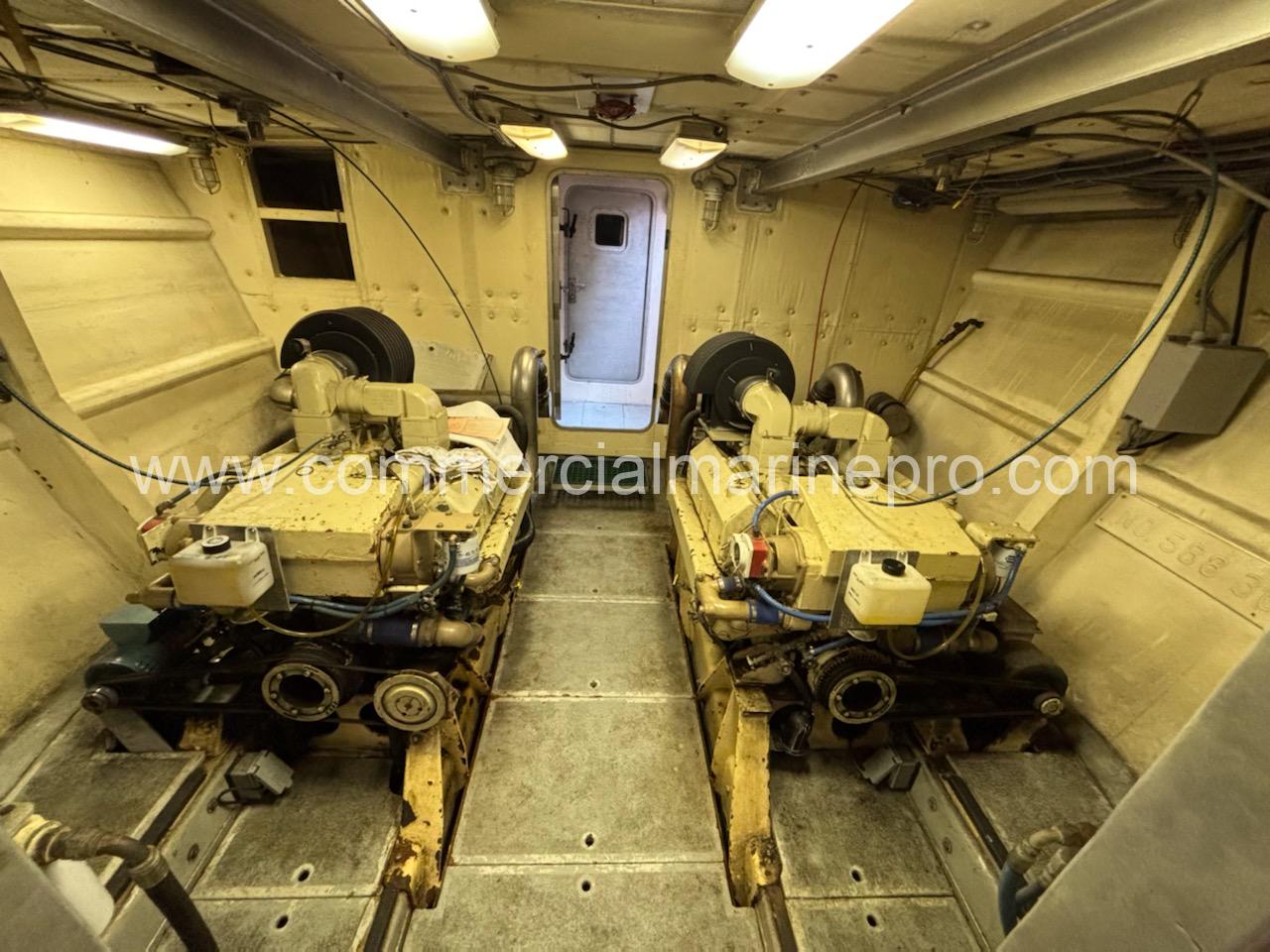 Pair Of Cummins V903 325HP Marine Engines - Low Hours