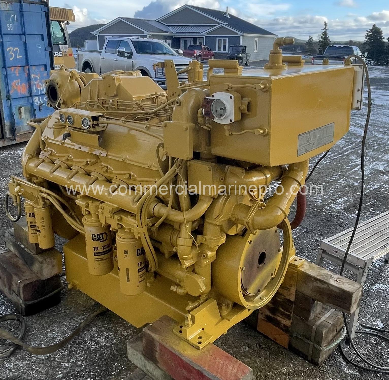 Caterpillar 3412DITA Rebuilt Marine Engine