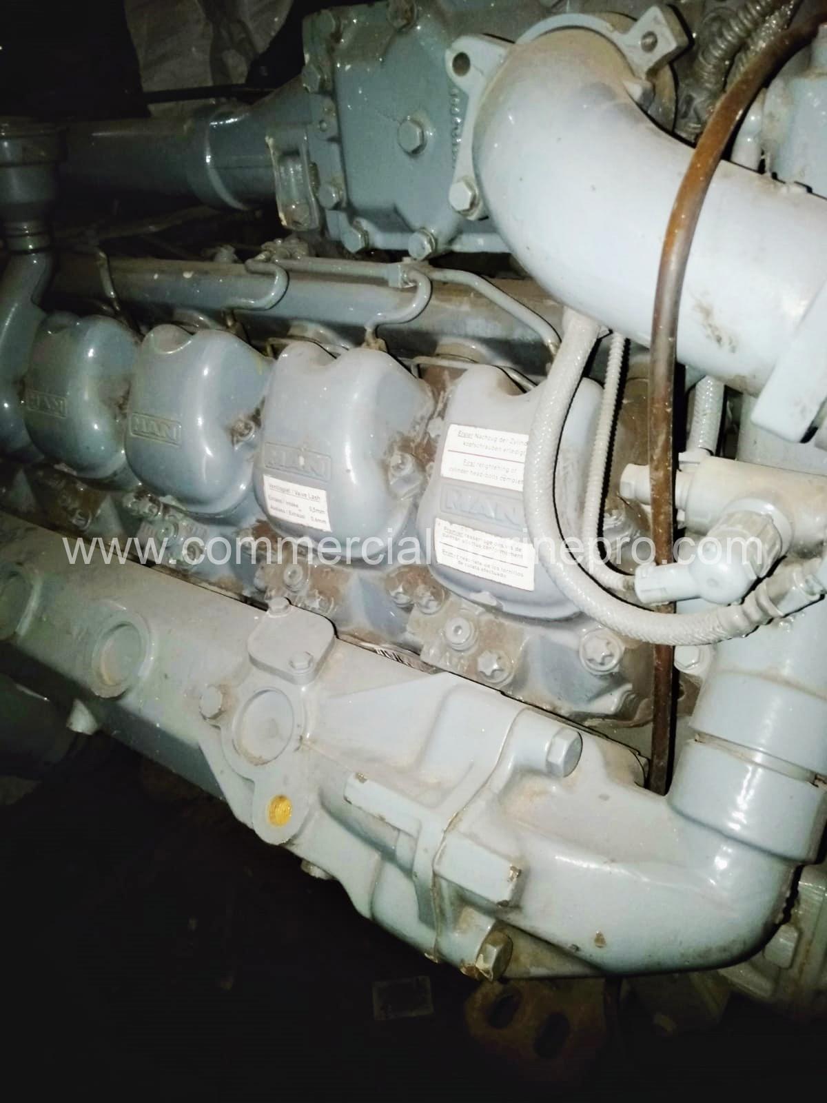 Pair MAN D2842 LE412 Diesel Engines With Mekanord Gearbox - Image 2