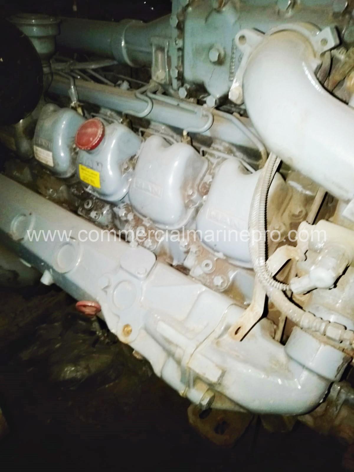 Pair MAN D2842 LE412 Diesel Engines With Mekanord Gearbox - Image 9