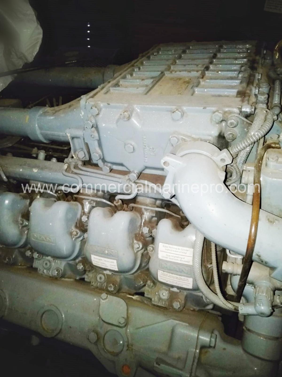 Pair MAN D2842 LE412 Diesel Engines With Mekanord Gearbox - Image 8