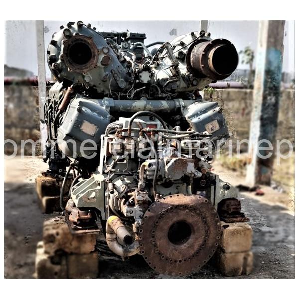 Single 2000 MTU 12V4000 M60 Marine Engine With Gearbox - Image 5