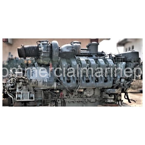Single 2000 MTU 12V4000 M60 Marine Engine With Gearbox - Image 9