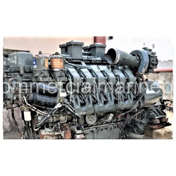 Single 2000 MTU 12V4000 M60 Marine Engine With Gearbox - Image 7