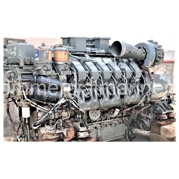 Single 2000 MTU 12V4000 M60 Marine Engine With Gearbox - Image 6