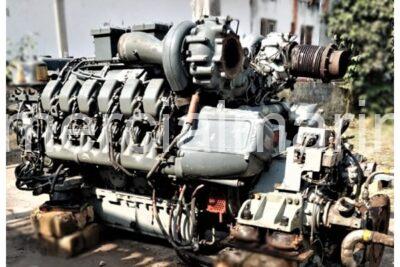 Single 2000 MTU 12V4000 M60 Marine Engine With Gearbox
