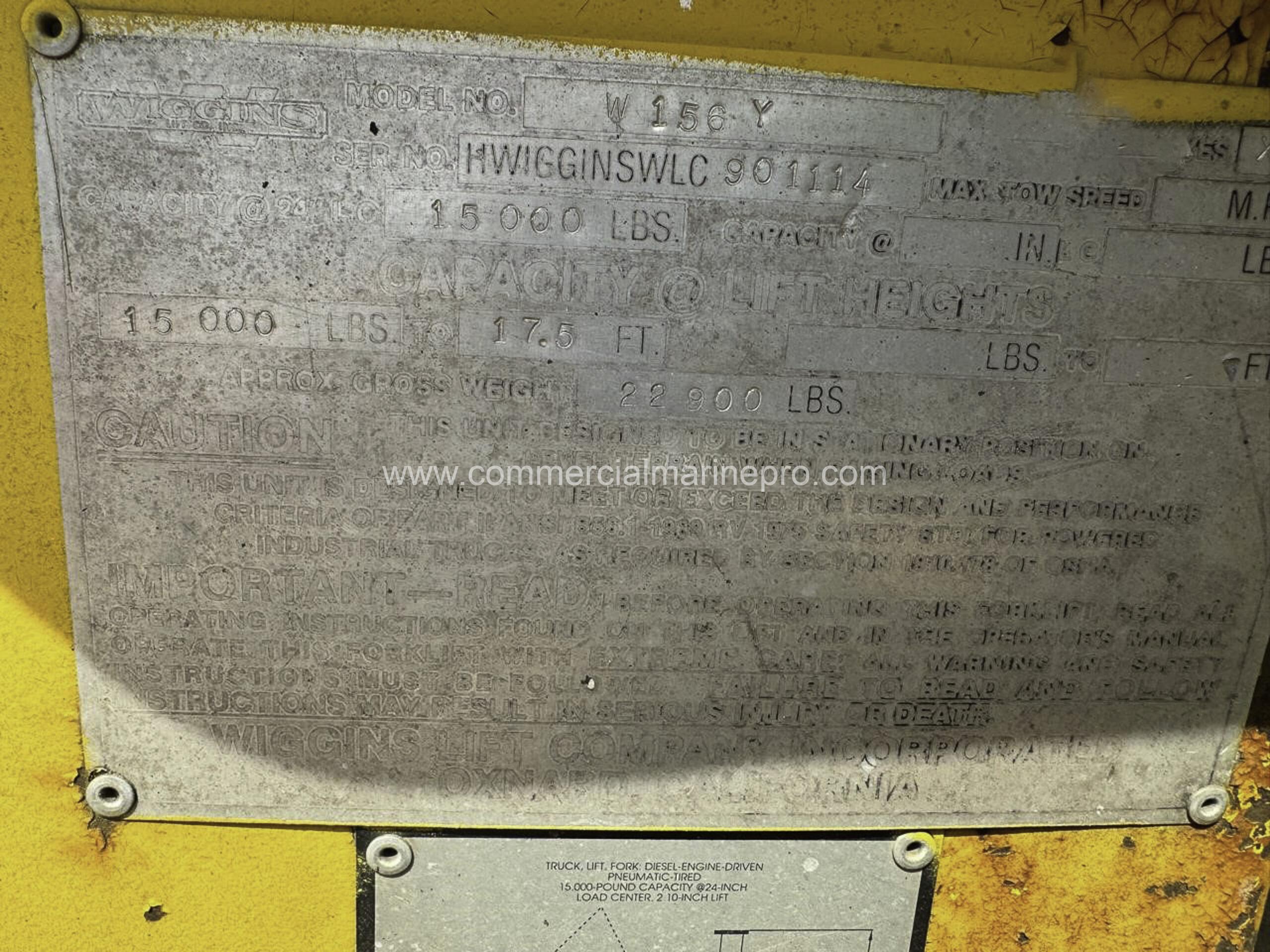 1989 Wiggins W150Y - Image 6